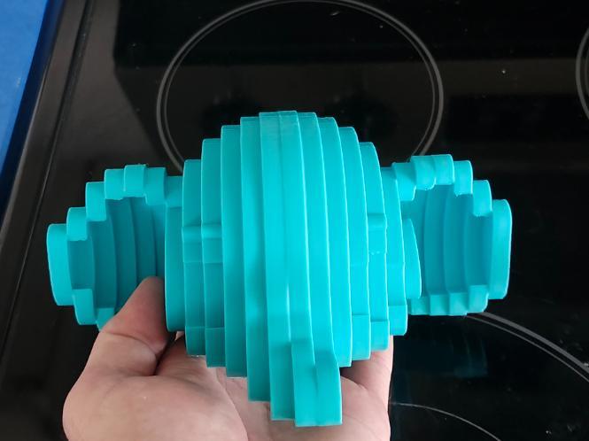 Layered Sculpture Elephant Wall Mounted (Med)