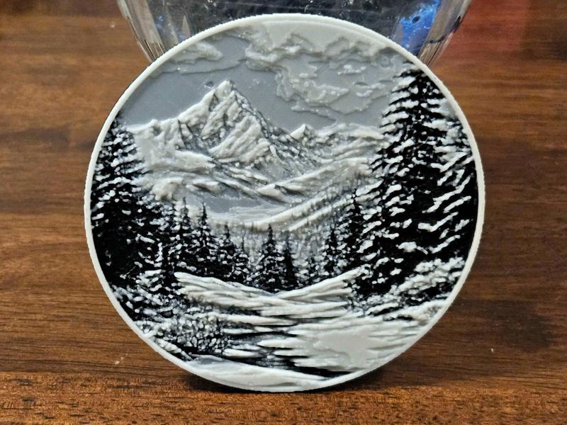 Winter Landscape Coaster