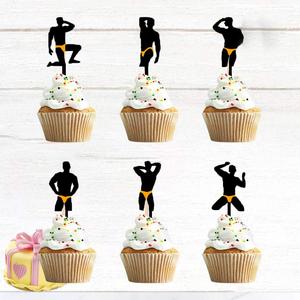 Mini Cake Topper Adorno Muffins - Boda - Despedida Soltero Soltera