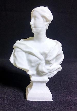 Woman in Blue Drapery