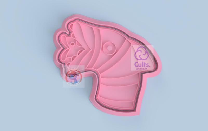 Beetlejuice Sandworm Cutter (Beetlejuice cookie cutter)