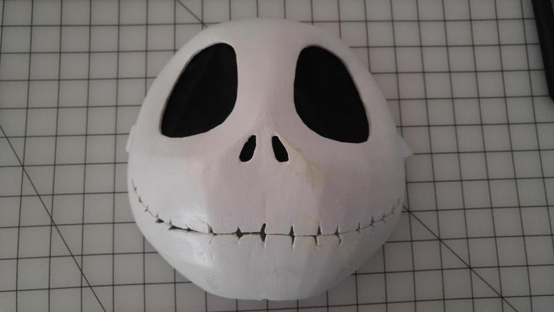 Wearable Jack Skellington Mask