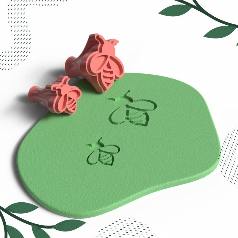 CLAY STAMP NO.32 | DIGITAL STL FILE | 2 SIZES