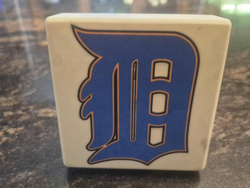 Detroit Tigers Trailer Hitch Cover Old English D