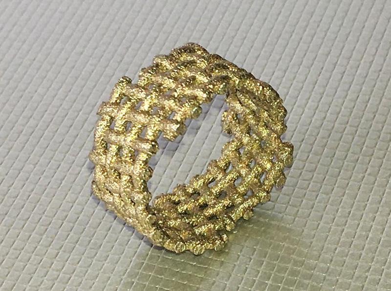 Woven twisted ring US5