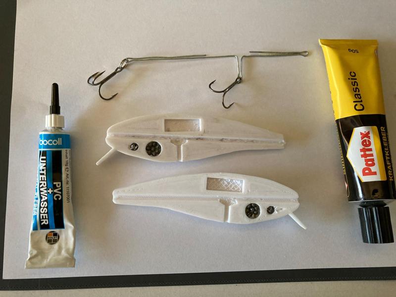 Angelköder (Wobbler) Hecht, Barsch,...