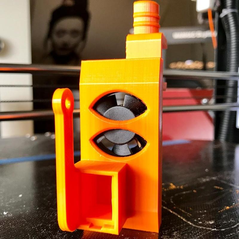 JGAurora A5 Part Cooling Duct- and Tube Mount