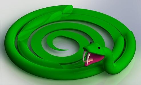 Snake Headphone Holder and Phone Dock