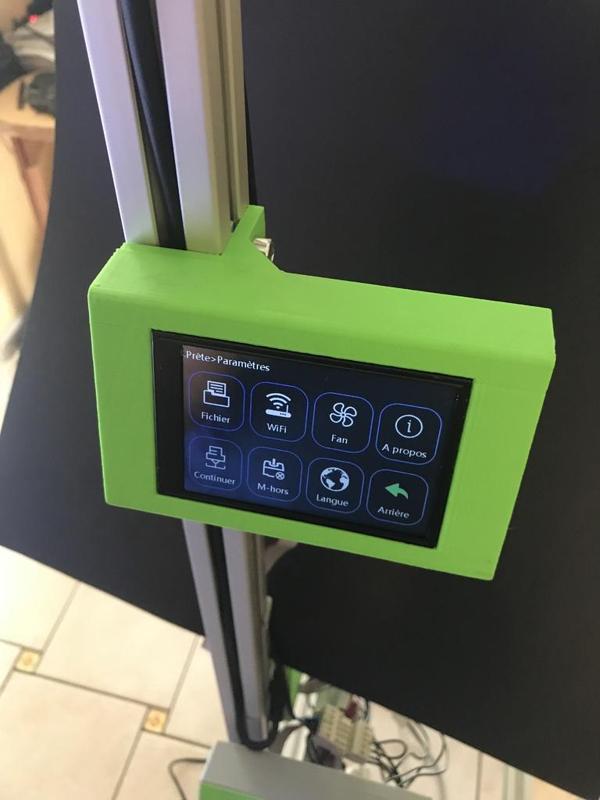 support MKS TFT 3.5" pour Profilé 3030