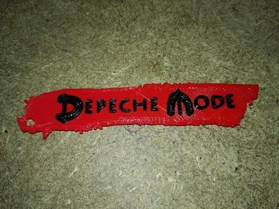 depeche mode keychain