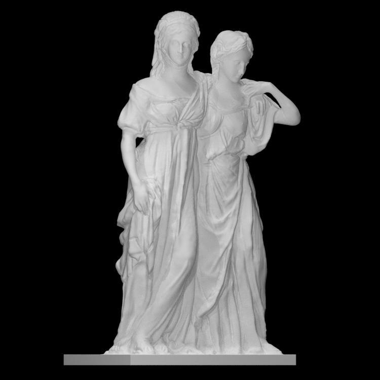 Double statue of the princesses Luise and Friederike of Prussia