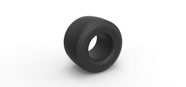 Diecast Dirt Sprint racing tire 10 Scale 1:25