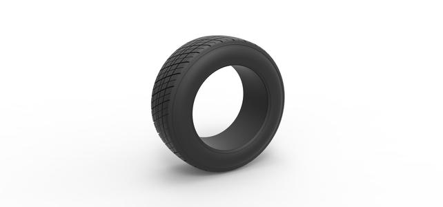 Diecast Dirt Sprint racing front tire 5 Scale 1:25