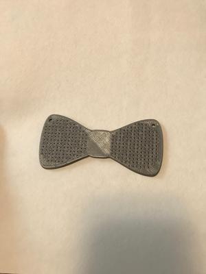 Cross stitch bow tie