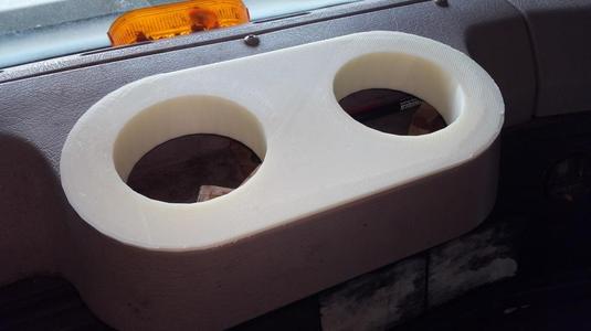 International Truck cup holder