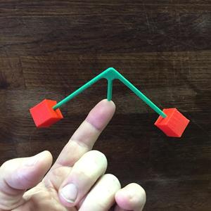 Education Center of Gravity Sculpture that will balance on your finger