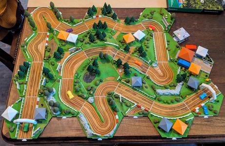 Rallyman: DIRT 3D tile pack: 19 gravel tiles + 1 assistance tile