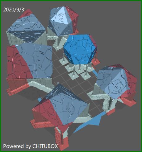 cracked dice set fully supported
