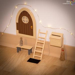 WICHTELTÜR / FAIRY DOOR V3 with fluorescent window