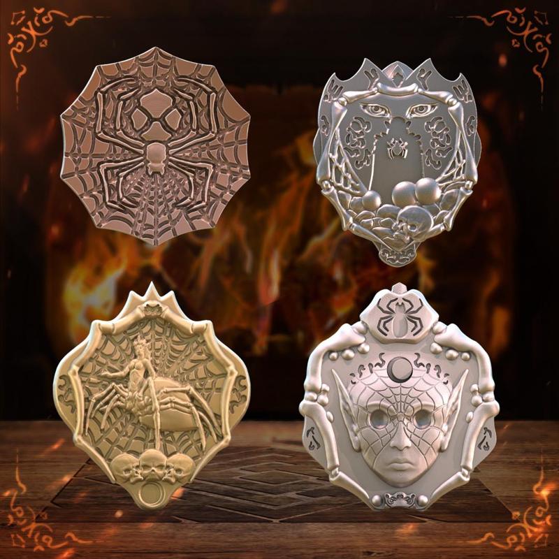 Dark Elf Set - 3D Printable Coins Vol.1