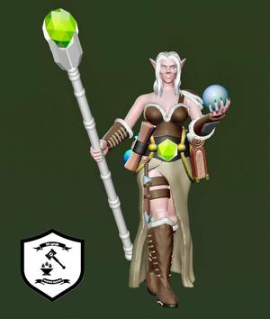 Elf Female Mage