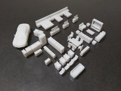 1-100th scale furniture Architecture
