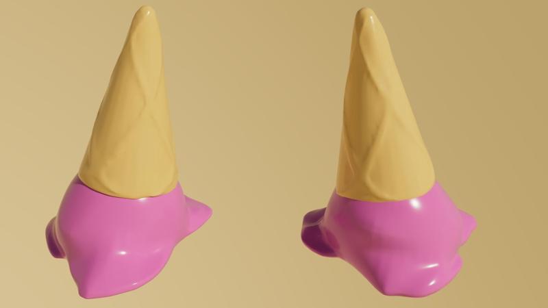 Decoration Ice cream cone