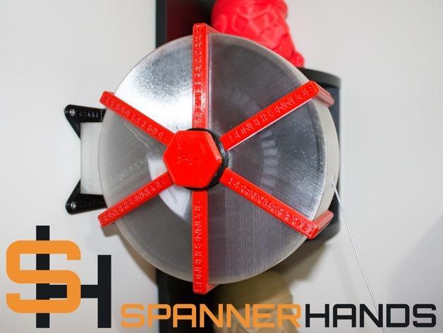 SPANNERHANDS Spool System Wall Mounted Spool Holder & Dust Cover