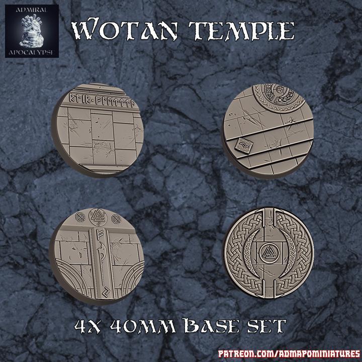 Wotan Temple 40mm Set (Pre-supported)