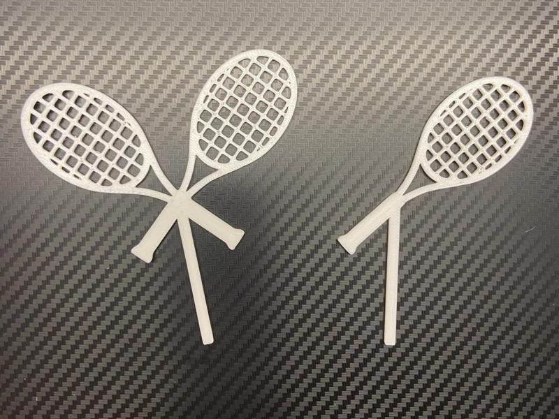 Tennis cake topers 