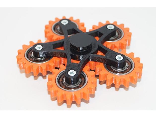 New hand spinner six gears