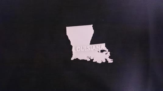 A map of Louisiana