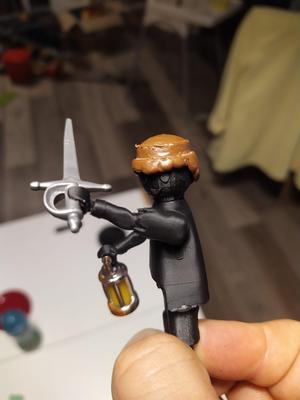 spooky skelleton arms for costum playmobil.