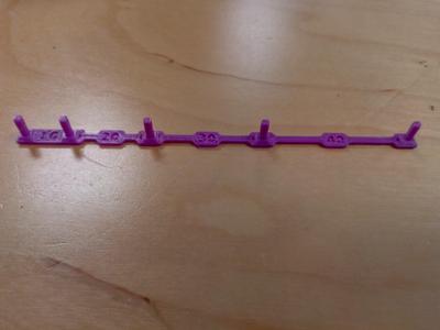 Oozing/retraction calibration test