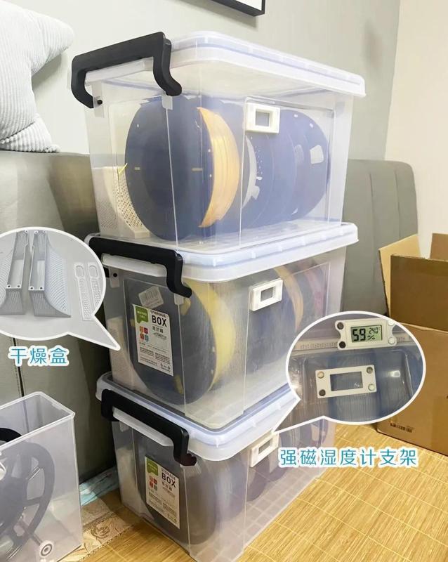 【Filament Storage】20L Moisture-Proof Dry Box, Sealed Box, Molecular Sieve Dehumidifier, Convenient to Replace Dehumidifier