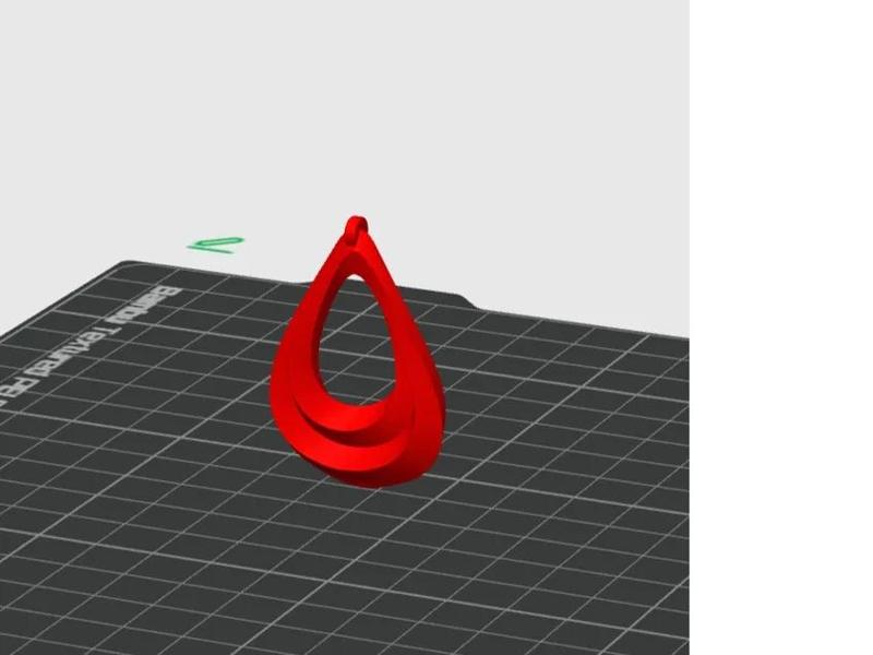 Teardrop Möbius Strip Pendant