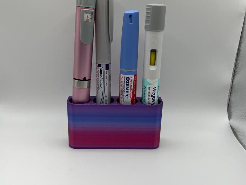 Peptide Diabetes Pen Holder Wall Mount 22mm holes