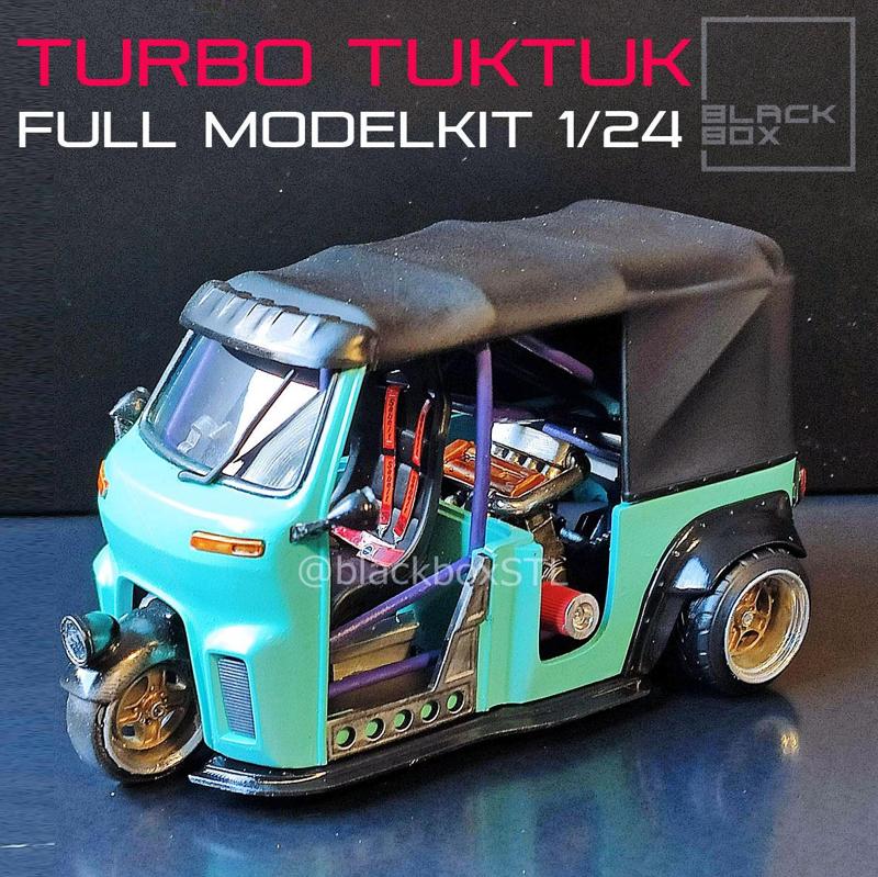 TURBO TUKTUK  FULL MODELKIT 1/24