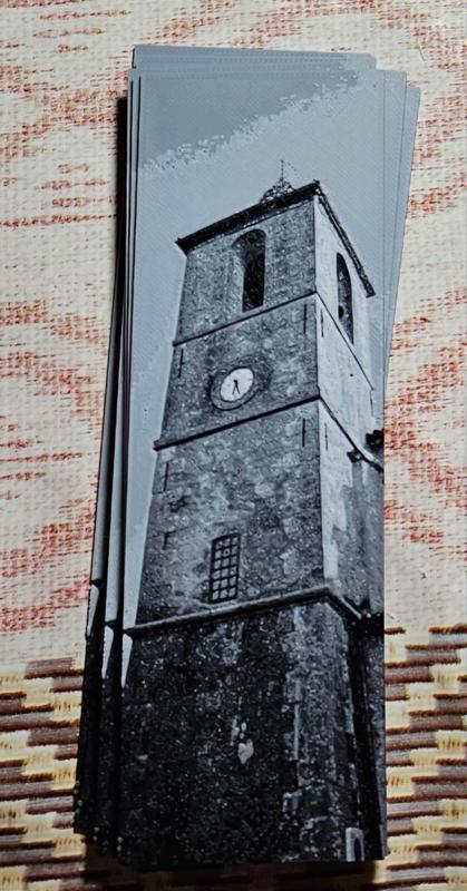 Bookmark hueforge bell tower of France