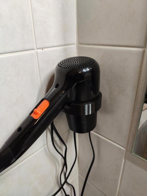 Hairdryer holder