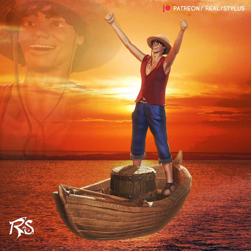 Luffy Live Action - 3D Print - One Piece Realistic