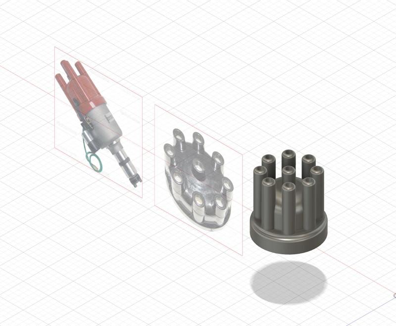 1:10 Scale Distributor Cap