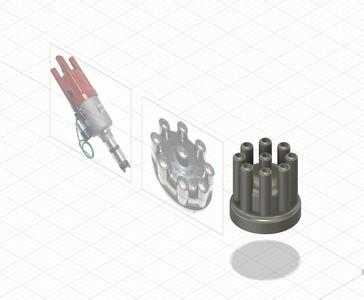 1:10 Scale Distributor Cap