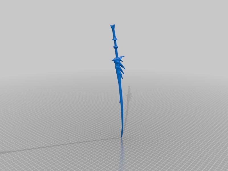 MH Silver Rathalos Long Sword 