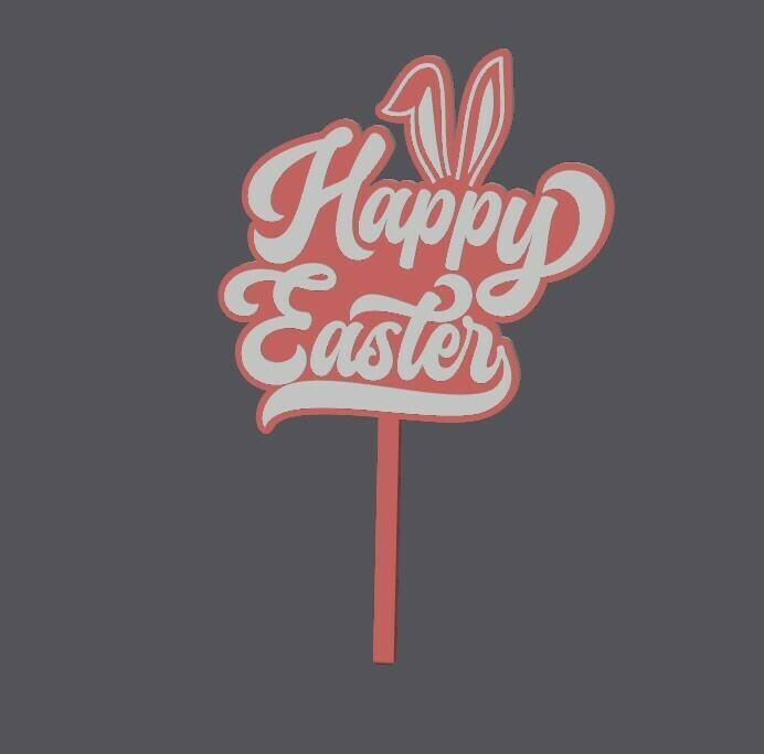 Cake Topper duo - Easter