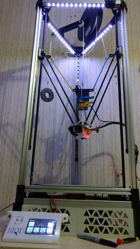 Flying extruder for Delta printers