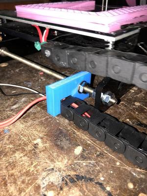 Tronxy p802 Y Axis Drag Chain Holder