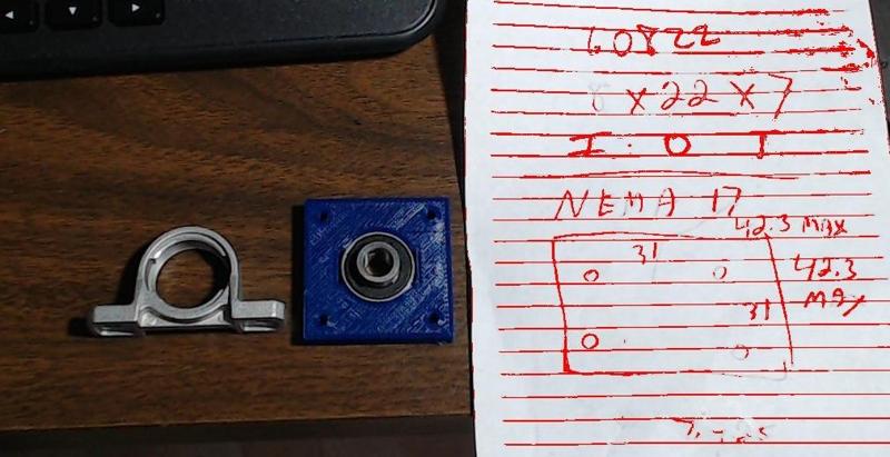 NEMA_17 Bearing Mount