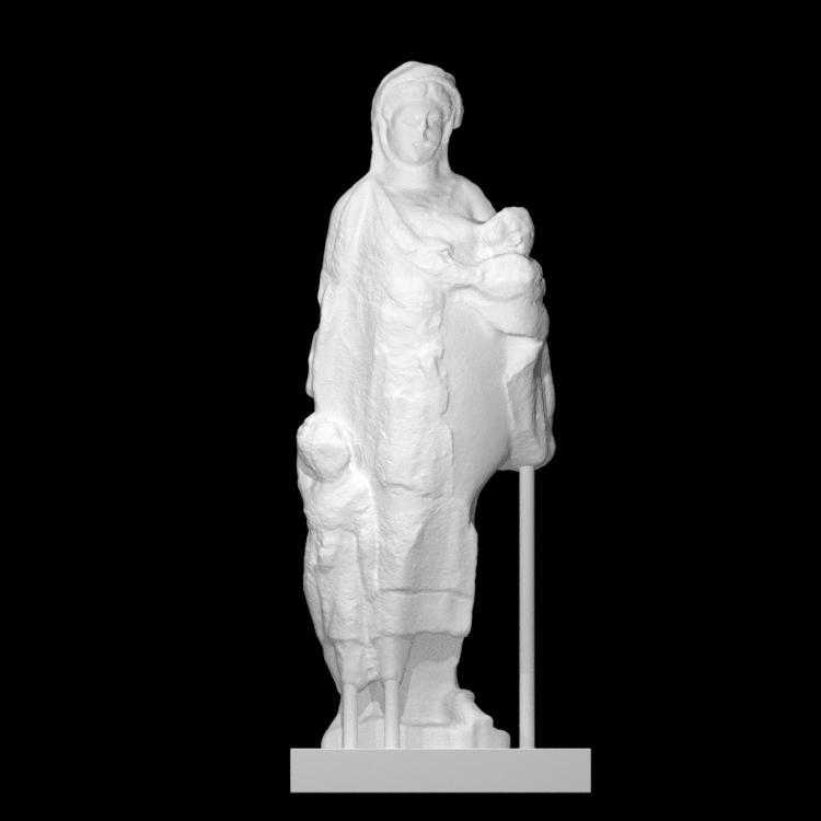 Female Statue with Two Children