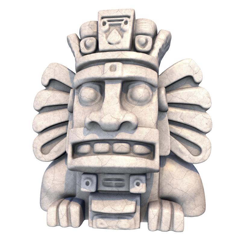 Mayan Inca Aztec Statue